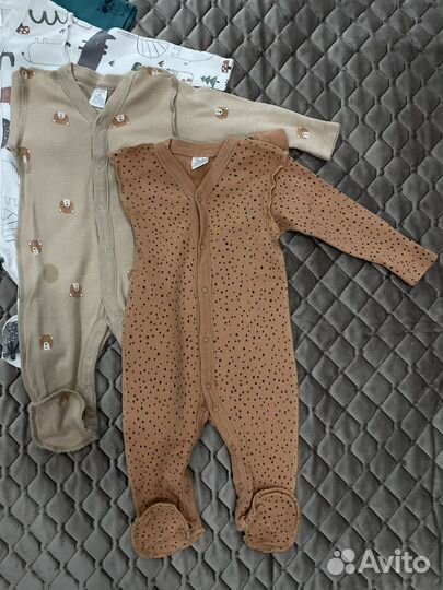 Вещи на новорожденного мальчика пакетом 50-56 рр