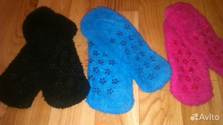 Носки мягкие с резиновыми точками на подошве