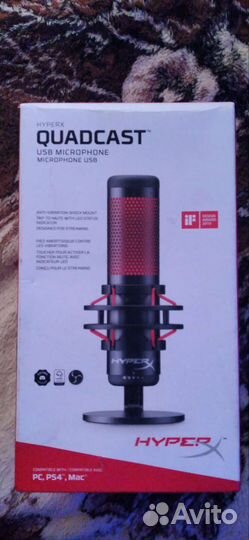 Микрофон hyperx quadcast