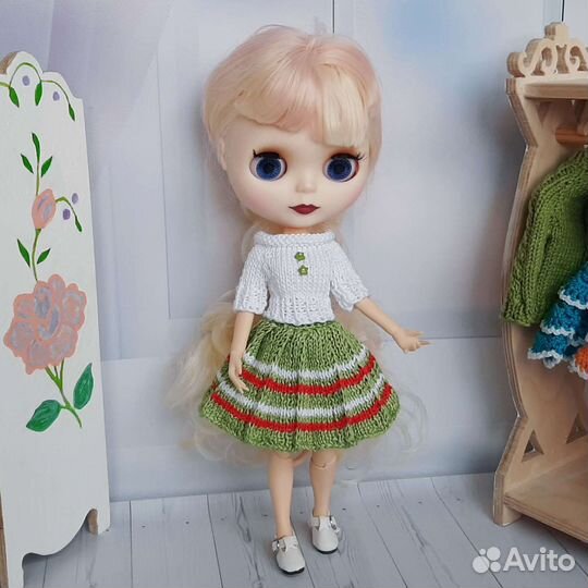 Комплект одежды: кофточка и юбка для Блайз