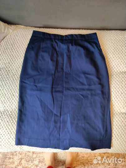 Офисная военная форма синяя к/д рукав м/ж