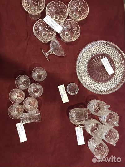 Хрустальная посуда СССР