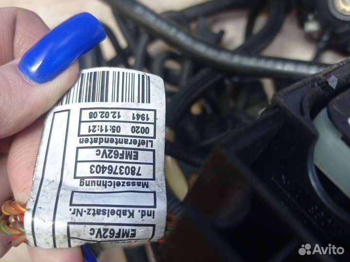 Коса проводов двс n47 на BMW