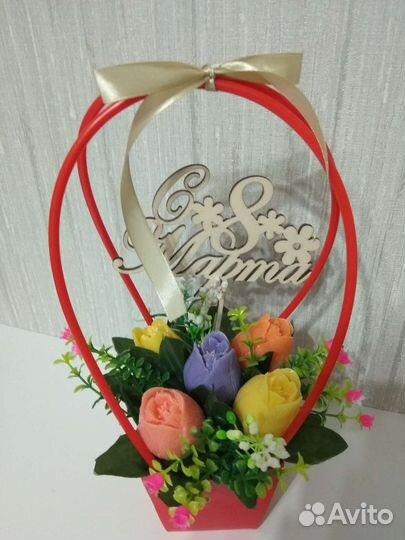 Букет из мыла