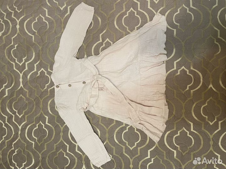 Муслиновое платье 86 новое