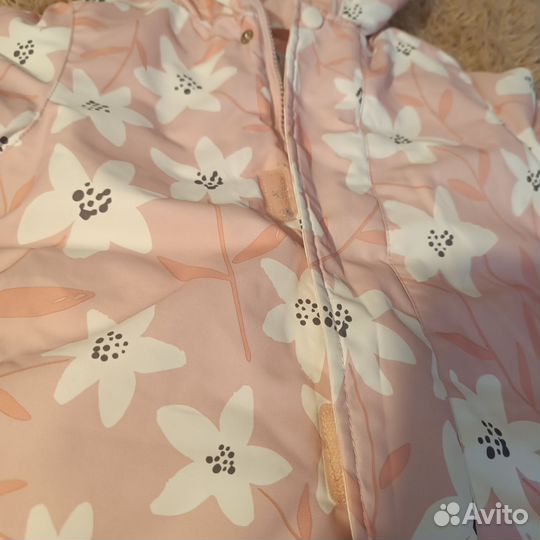 Зимний комбинезон для девочки 86