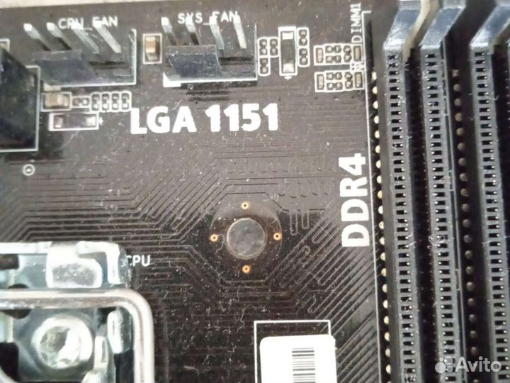 Материнская плата lga 1151 v2