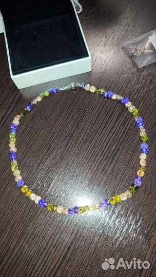 Ожерелье цирконий