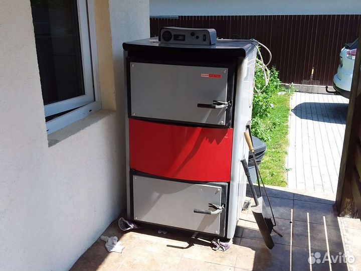 Твердотопливный котел длительного горения бу