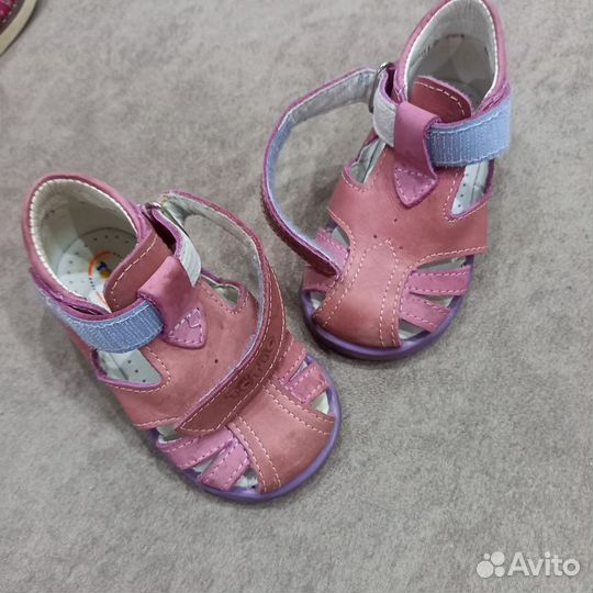 Сандалии 21 Totto для девочки натур кожа