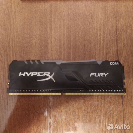 Kingston HyperX fury Black RGB 8gb