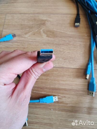 Кабель-удлинитель USB3.0 USB A(m) - USB A(f), 1 м