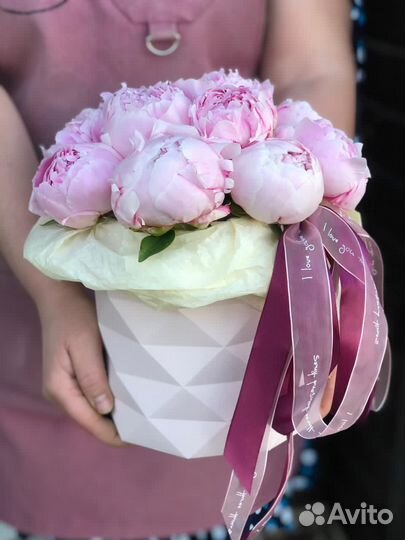 Пионы цветы букеты