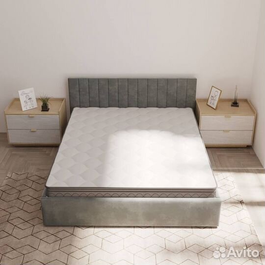 Мягкая кровать с матрасом 160/200