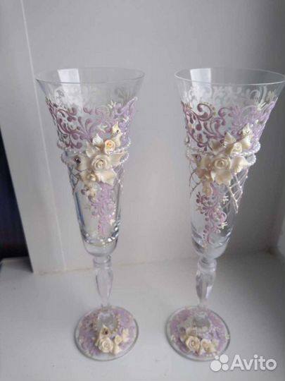 Фужеры,богемское стекло. Аренда