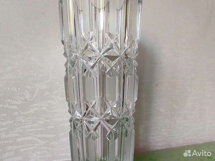 Ваза хрустальная