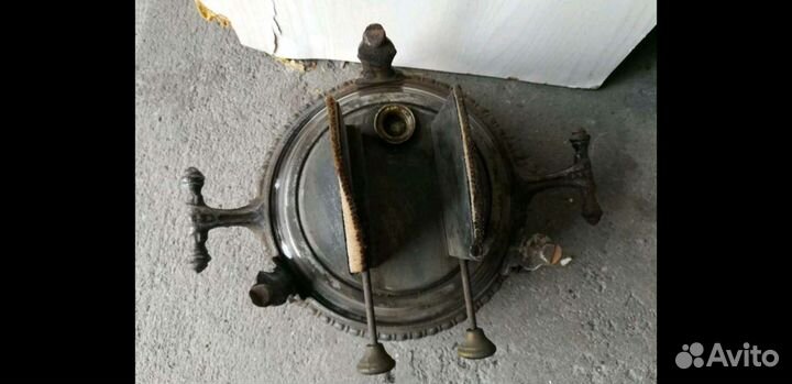 Старинная керосиновая плитка (лампа)