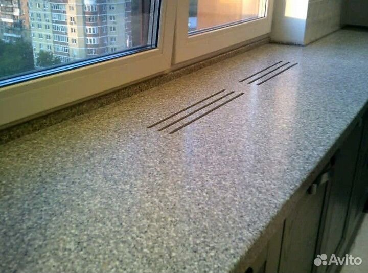 Подоконник из искусственного камня от производителя