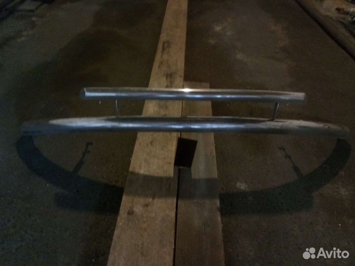 Хромированные трубы для Kia Sorento 2 (2009-2012)