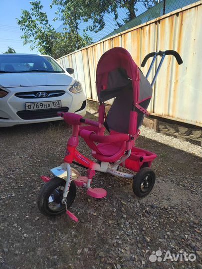 Детский велосипед с ручкой бу