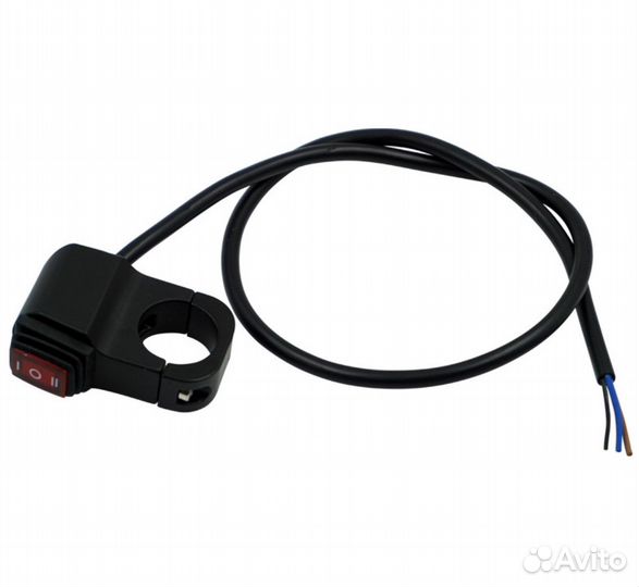 Кнопка с защитой фар, на руль для электросамоката