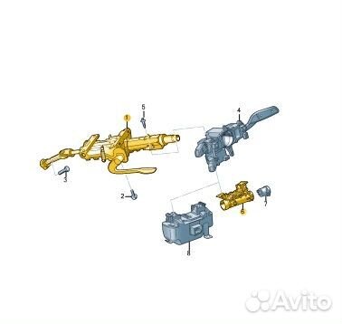 Рулевая колонка Skoda Octavia cwva 2017