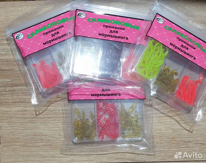 Силиконовые приманки для мормышинга