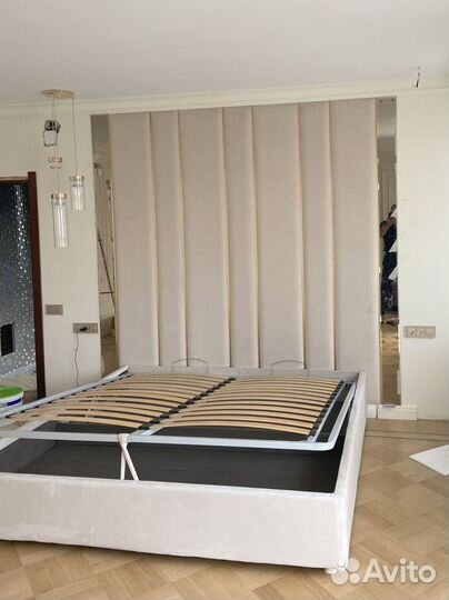 Мягкие панели для стен, кровать на заказ