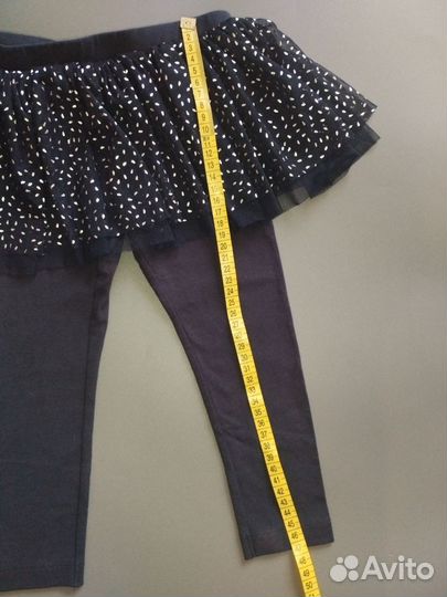 Лосины с юбкой для девочки 86 92