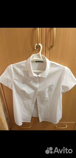 Блузка белая школьная