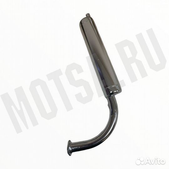 Глушитель F50/F80 хромированный