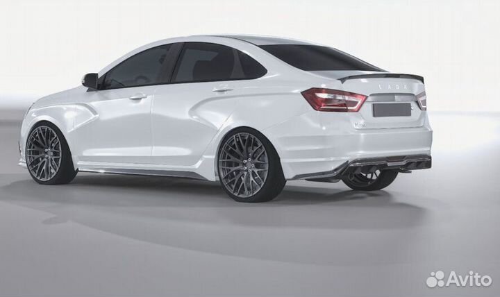 Диффузор заднего бампера LADA vesta