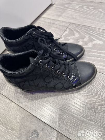 Кеды на платформе calvin klein