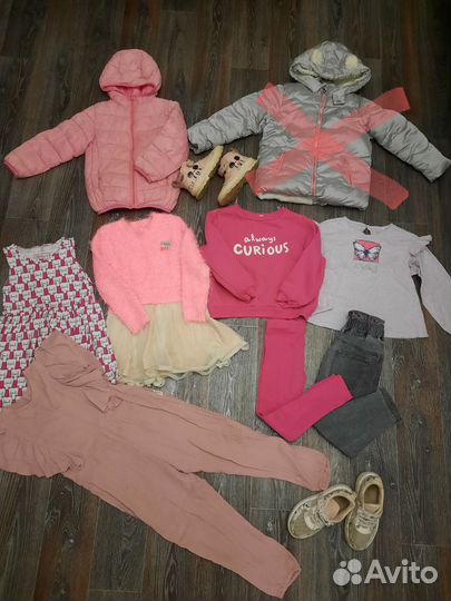 Вещи на девочку 4-5 лет пакетом