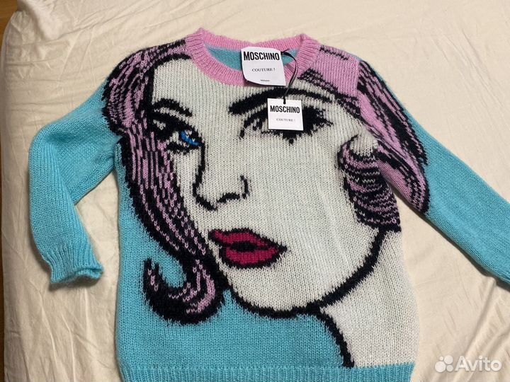 Джемпер Moschino Couture, мохер, оригинал