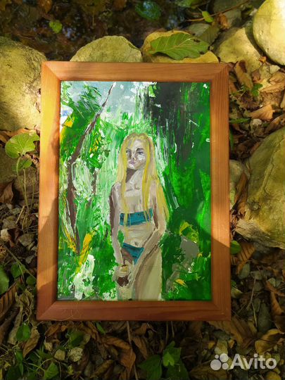 Картина акрилом 