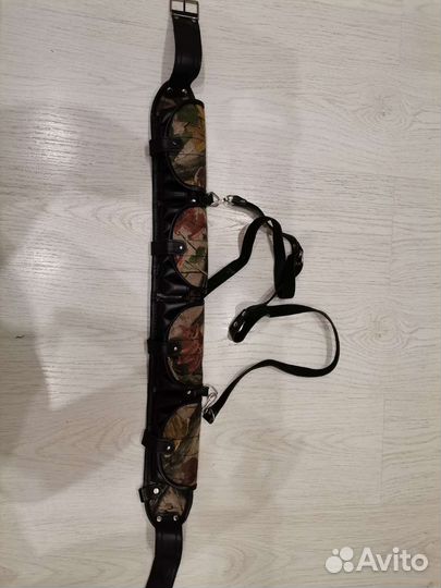 Сейф для ружья, патронташ, ремень (погон)