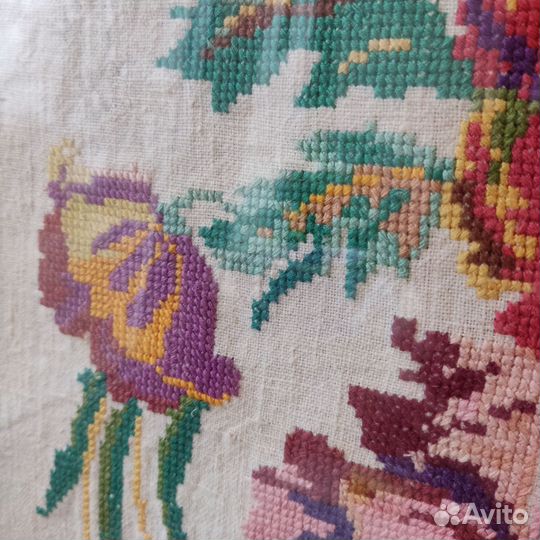 Картина вышитая крестом ручная работа