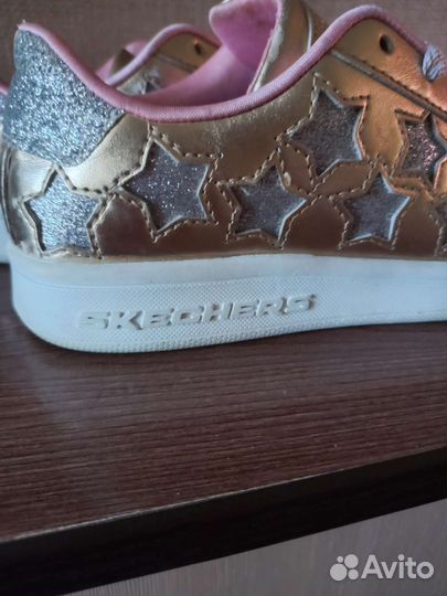 Кеды skechers для девочки оригинал