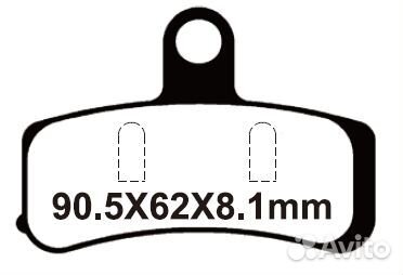 Harley davidson softail Тормозные колодки передние