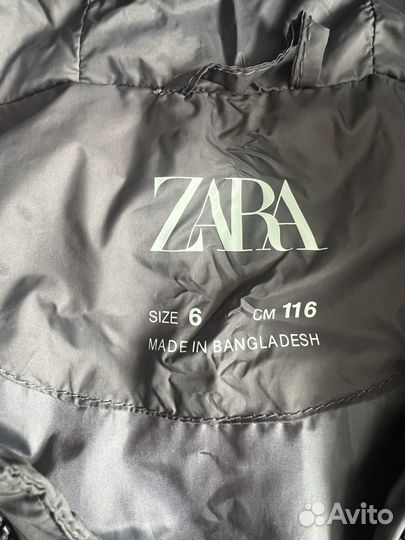 Куртка демисезонная для мальчика 116 zara