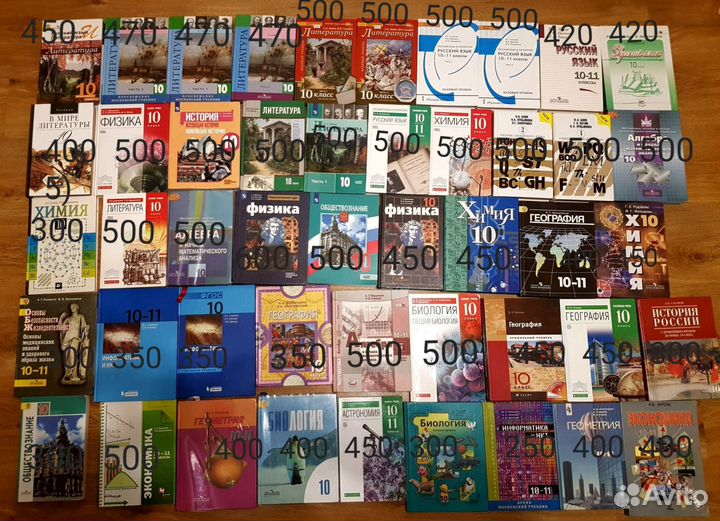 Учебники 10 класс