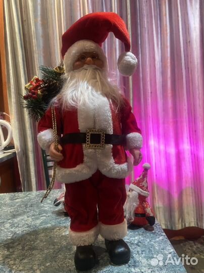 Дед мороз -санта клаус большой 50 -65 см
