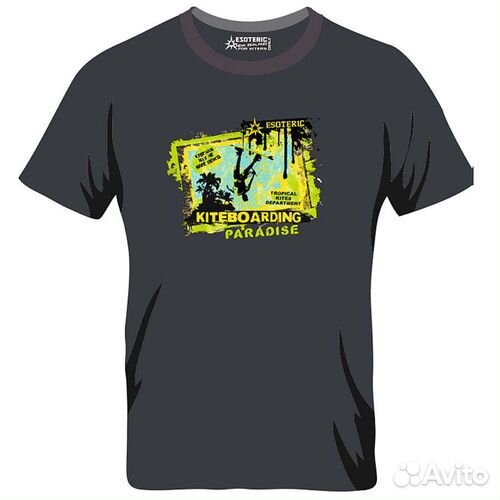 Футболка для Кайтсерферов Esoteric Paradise D.Gray
