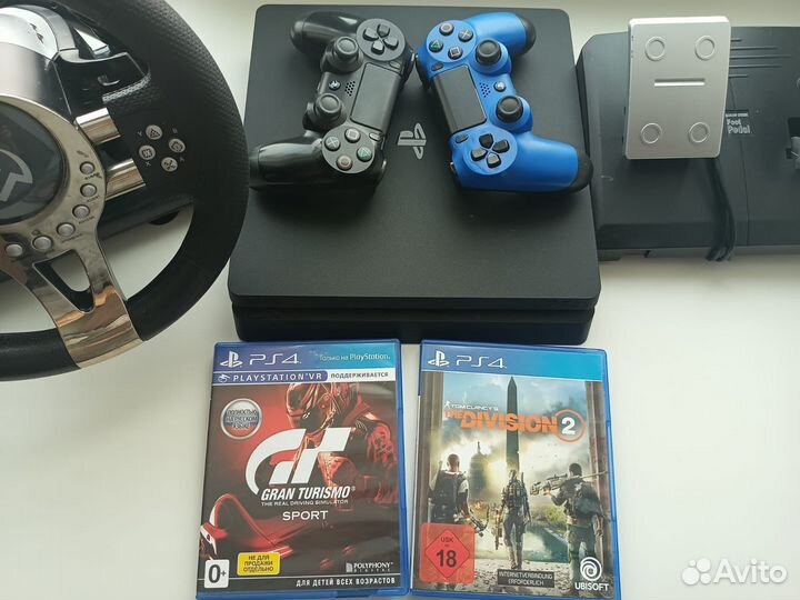 PS4 Slim - Sony playstation 4 slim + комплектом