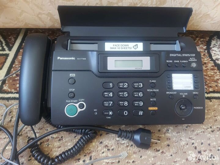 Факс телефон Panasonic KX FT 938
