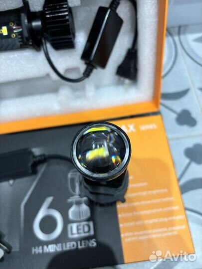 Светодиодные лампы h4 с линзой y6