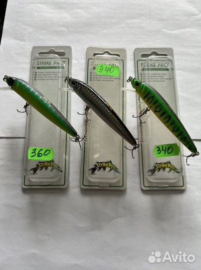 Воблера Strike Pro Alpha Minnow 95