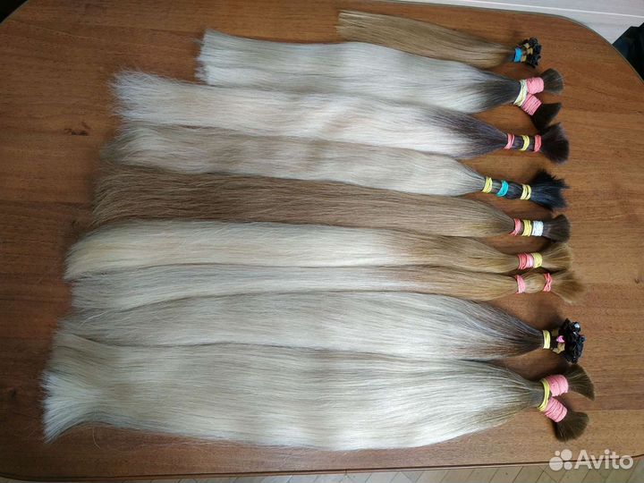 Волосы на капсулах для наращивания