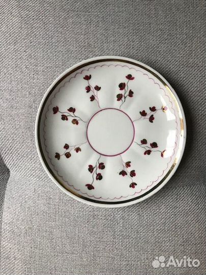 Блюдце фарфор СССР дфз